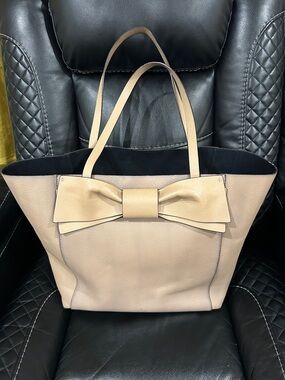 kate spade Beige Bow-Accent Tote